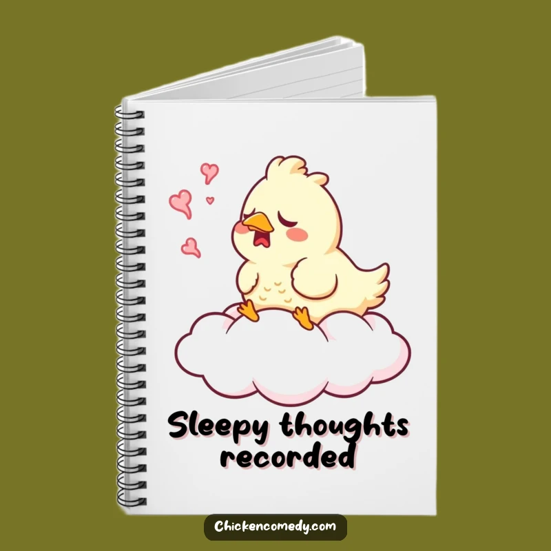 Funny Sleepy Chicken Yawn Notebook: Dream Up Ideas with this Hilarious Journal