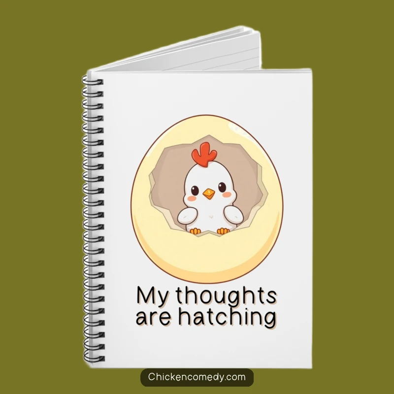 Funny Curious Chicken Notebook: Jot Down Ideas with this Hilarious Egg Journal